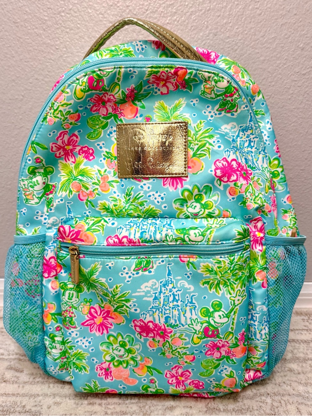 Lilly Pulitzer Disney Lilly Loves Disney Bahia Backpack Mickey Minnie